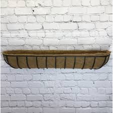 Great news!!!you're in the right place for planter trough. Manor Garden Black Metal Wall Basket Manger Trough Planter 120cm