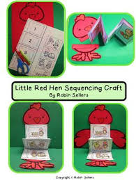 The little red hen (makes a pizza) retold by philemon sturges informational book: Little Red Hen Little Red Hen Sequencing Card Craft Little Red Hen Story Red Hen Little Red Hen