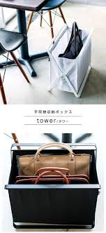 荷物入れ 荷物置き タワー tower 折りたたみ かばん置き カバン置き 荷物 手荷物 25 334 収納 本棚 食器棚 ラック ymworld 通販 yahoo ショッピング 本棚 収納 折りたたみ 手荷物
