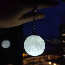 The Full Moon Light Up Keychain Levimoon