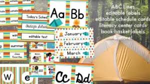 The 161 page dramatic play camping themed kit for your classroom includes the following printables: Camping Collection For The Classroom The Curriculum Corner 123