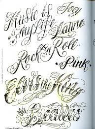 The most popular fonts for tattoos are script fonts, which usually look personal . Pin On