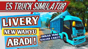 Karena kalian tidak hanya mendapatkan mod truk canter bos galak, namun juga akan. Livery New Wahyu Abadi Es Truck Simulator Es Truck Simulator Livery Youtube