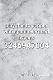 Bypassed audios roblox id codeall games. Play This To People Who Spam Overused Bypass Roblox Id Roblox Music Codes Roblox Nghtmre Songs