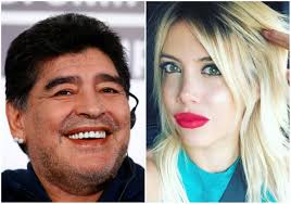 Confirman relación entre Maradona y Wanda Nara- Grupo Milenio