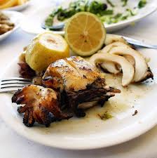 Delicious Grilled Squid Soupia With Zingy Lemon Slices Greek Recipes Greek Cooking Food