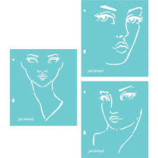 Luluartstore Posted To Instagram Just Arrived Jane Davenport Artamology Stencils Www Luluart Com Au Face Stencils Face Drawing Interesting Faces