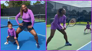 Serena williams and her daughter olympia. Tennis News Serena Williams Enjoys Tennis Practice With Daughter Alexis Olympia Ohanian Jr Latestly