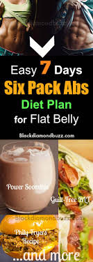 Let me start by saying that getting a defined stomach and abs (like in the picture above) is directly related to your body fat levels…which means how. Easy 7 Days Six Pack Abs Diet Plan For Flat Stomach