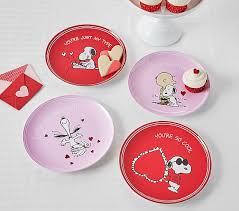• 8 diameter, 1 high • crafted of melamine and featuring our exclusive art. Peanuts Valentine S Day Plates Pottery Barn Kids