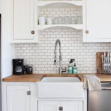 As the below kitchens prove, butcher block countertops can go with kitchen cabinets of almost any color, though wood kitchen cabinets are definitely the number one material pick. Diy How To Cut Sand Install And Finish A Butcher Block Countertop The Grit And Polish
