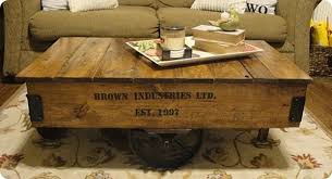 When i came across their post it was love at first sight! Factory Cart Coffee Table Knockoffdecor Com