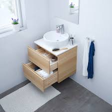 Le shopping pour la maison, c'est ici ! Godmorgon Meuble Lavabo 2tir Chene Blanchi Effet Chene Blanchi 60x47x58 Cm Ikea