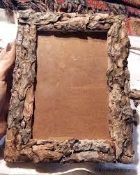 Cornice In Legno Con Corteccia Handmade Frame In Wood And Bark Centrotavola Succulente Legno Cornici