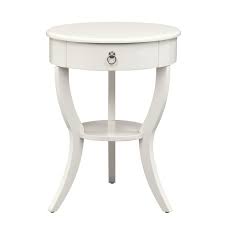 Beekman End Table With Storage Round Wood Accent Table End Tables Round Side Table