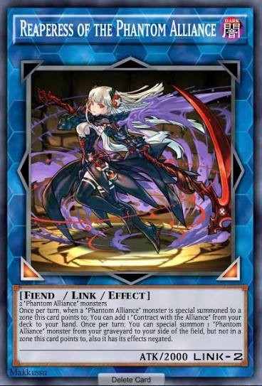 Reaperess of the Phantom Alliance | Yu-Gi-Oh Card Maker Wiki | Fandom