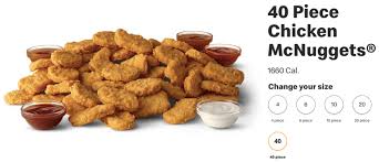 Calories In Mcdonald'S Chicken Mcnuggets, 4 Pieces, Without Sauce |  Calorieking