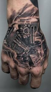 17 harley davidson sleeve tattoo; 50 Badass Biker Tattoos Designs Ideas Pictures Tattoo Me Now