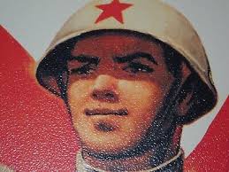 Russian Propaganda Poster c1945 by Viktor Ivanov Offset Lithograph 9 x 12  WWII