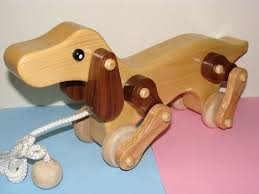 Items Similar To Wooden Walking Dog Pull Toy On Etsy Wood Toys Wood Toys Plans Pull Toy