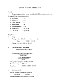 Pertanyaan tentang laporan keuangan konvensional dan syariah. Top Pdf Soal Kasus Analisis Laporan Keuangan 123dok Com