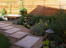 They cleaned the gutters, serviced the downspouts, and then installed gutter covers to keep the leaves and needles out. Contemporary Landscape Design For A Narrow Back Yard In Napa Ca Contemporary Landscape San Francisco By Dig Your Garden Landscape Design Houzz