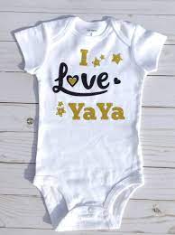 Yaya Bodysuit Yaya Baby Clothes Yaya Gift For Etsy Baby Boy Gifts Handmade Baby Clothes Baby Boy Outfits