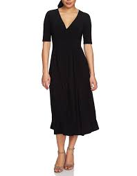 Chaus Women S Laura Elbow Sleeve Wrap Dress In 2020 Long Sleeve Ruffle Dress Wrap Dress Styles Dresses