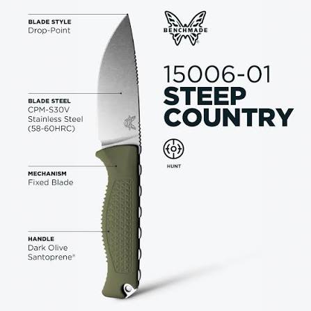 Benchmade Steep Country 15006-01