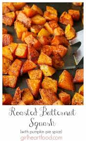 Roasted Butternut Squash Cubes With Pumpkin Spice Recipe Butternut Squash Recipes Roasted Side Dish Recipes Healthy Butternut Squash Side Dish