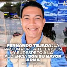 Fernando Sagastume es estudiante de la carrera de Ciencias de la  Comunicación y presentador de televisión, originario del Sauce Baracoa  Puerto Cortés, asegura que lo que más disfruta de pertenecer al mundo