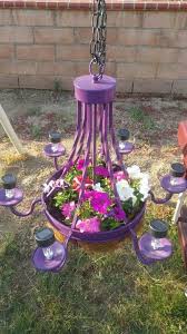 Bird Bath Feeder With Solar Light And Planter 20 Lovely Hanging Flower To Beautify Your Small Garden In Summer In 2020 Garden Projects Garden Crafts Cheap Solar Lights