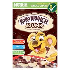 Nothing can make you feel better and happier than seeing your family get the best nutritional support. Nestle Koko Krunch Duo Chocolate And White Chocolate Flavour Breakfast Cereal 330g Tesco Groceries