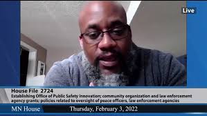 Clip from the public safety hearing today, testifier Justin Terrell with  the MN Justice Research Center #releasethefootage #mnleg