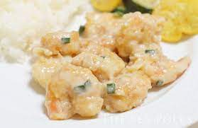 Creamy Coconut Shrimp Buffet Style 1 Oz Sweetened Condensed Milk 3 Oz Mayo 2 T Coconut Milk Dash Of Cocon How To Cook Shrimp Seafood Recipes Cooking Recipes