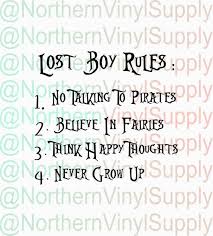 Lost Boys Svg Lost Boy Rules Lost Boys Printable Peter Etsy Svg Lost Boys Boy Printable