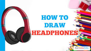 Draw an oval along one edge of the circle. How To Draw Headphones Easy To Draw Easy Drawing Guides Facebook