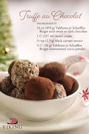 Chocolate Truffles Recipe Vikingcruises Chocolate Truffles Truffle Recipe Chocolate Viking Food