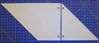 Place your clear ruler across the shorter area of the rectangle so that it is about 0.5 inches (1.3 cm) from the edge. Quilt Binding Instructions How To Make Continous Bias Binding