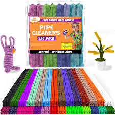 These pipe cleaner crafts range from animals to jewelry to science experiments, and they can be done by. Amazon Com Pipe Cleaners 350 Pcs Chenille Stems For Diy Art 30 Assorted Colors Pipe Cleaners For Decorations And Creative Crafts 6 Mm X 12 Inch Fun Diy Art Arts Crafts Sewing