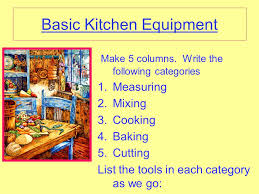 Names and pictures of the basic tools, utensils and equipment cooks use in the kitchen learn with flashcards, games and more — for free. Write The Number And Its Use Ppt Video Online Download