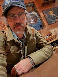 Here's a prototype vest that sits somewhere between a Wills, Wray and  Ramblin jacket. Such a fun thing to see prototypes flow through and wind up  in a final piece. This one