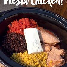 Yummly Personalized Recipe Recommendations And Search Recipe Fiesta Chicken Crockpot Recipe Chicken Crockpot Recipes Easy Fiesta Chicken Crockpot