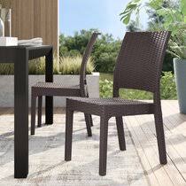 A perfect and affordable solution for a patio!fishman98if you are looking for adirondack chairs, you will soon find that they can cost hundreds dollars! Brown Patio Dining Chairs You Ll Love In 2021 Wayfair