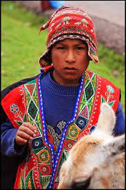 Of, from, or pertaining to peru or the peruvian people. Peruvian Boy In Traditional Clothing Latin American Folk Art American Folk Art Traditional Outfits