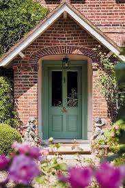 Pink brick house door color. The Best Front Door Colours Of Spring 2019 Bricks Mortar The Times