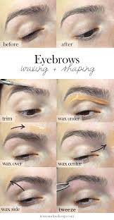 Eyebrow Waxing Shaping Do It Yourself At Home Eyebrow Tutorial Waxing Gigi Wax Kit Diy Brows Waxed Eyebrows Wax Eyebrows At Home Eyebrow Grooming