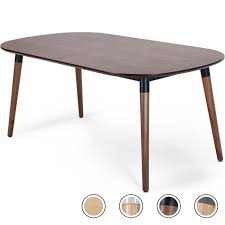 Edelweiss Extending Dining Table Walnut And Black From Made Com Dark Wood The Edelweiss Dining Ta Extendable Dining Table Oval Extending Dining Table Dining