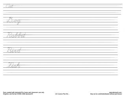 Handwriting Worksheet Generator Make Your Own With Abctools