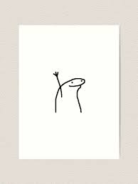 Hey Man See That Guy Over There Meme Large Art Print By Breathtakingbob Redbubble